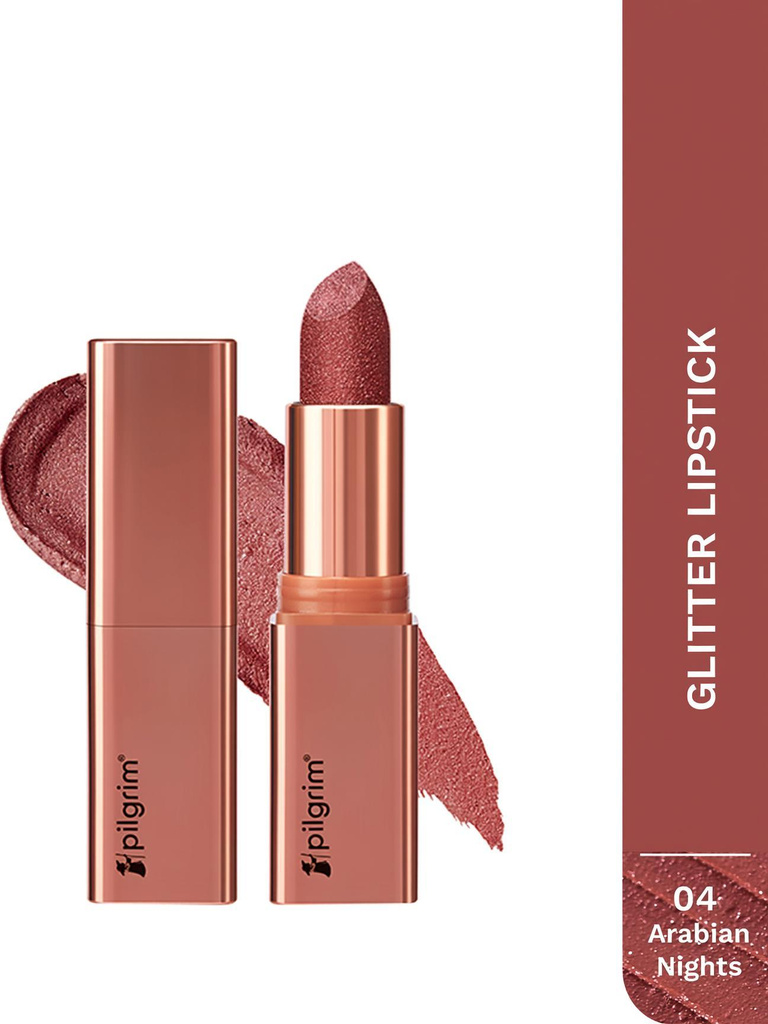 Glitter Lipstick Luxurious 3-D Glitter Formula With Matte Finish (Arabian Nites-04, 4.2 g)