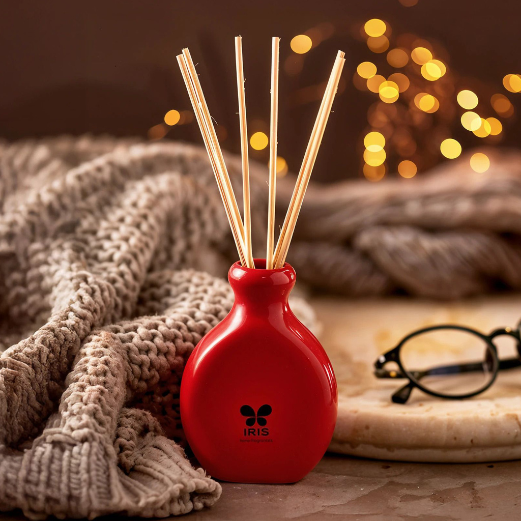IRIS Apple Cinnamon Reed Diffuser Set Home Fragrances
