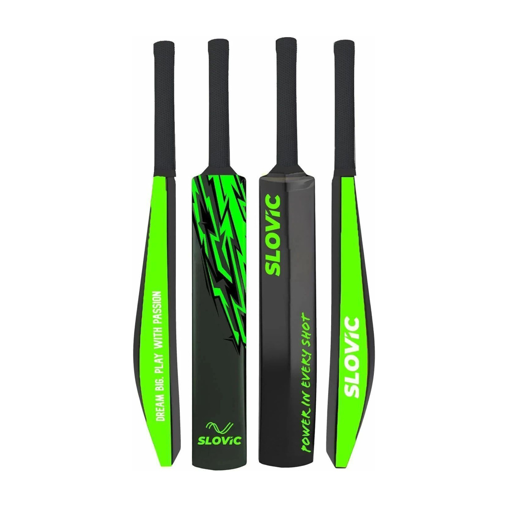 slovic lightweight plastic tennis cricket bat adults indoor outdoor…
