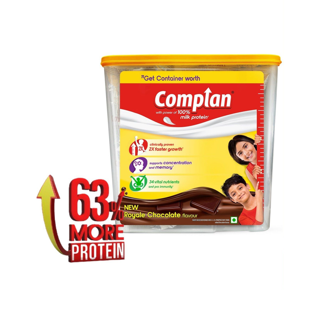 COMPLAN Nutrition Drink Powder for Children, Royale Chocolate Flavour, Jar