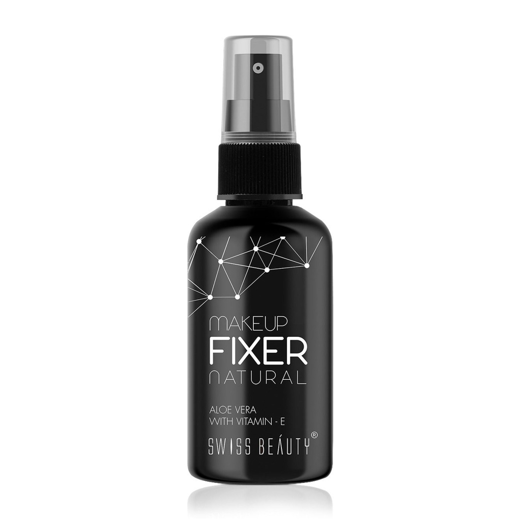 SWISS BEAUTY Professional Makeup Fixer Spray | Long Lasting | Aloe Vera & Vitamin E Primer  - 70 ml