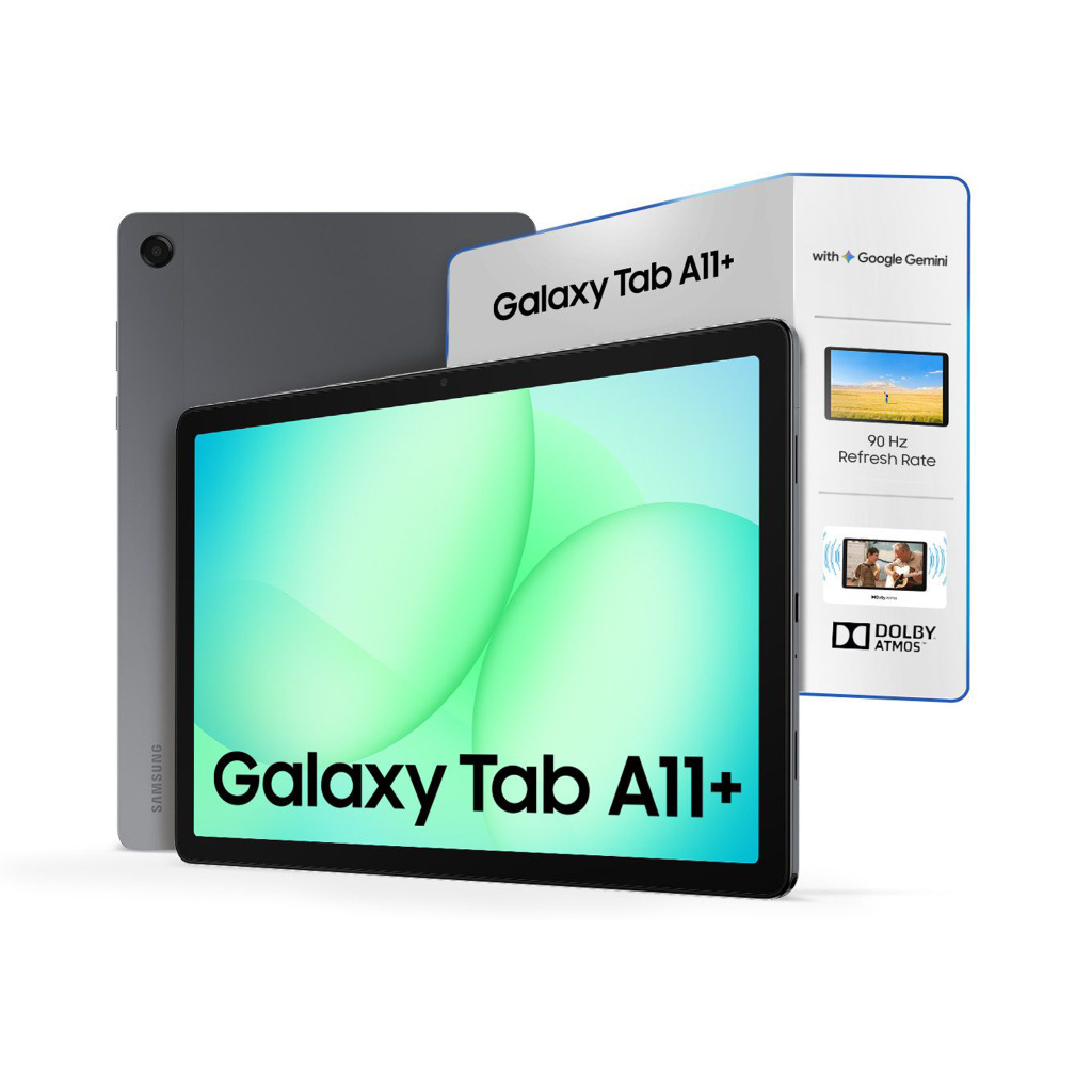 Samsung Galaxy Tab A11+ 6 GB RAM 128 GB ROM 11 inch with Wi-Fi+5G Gaming MediaTek MT8755 Tablet (Gray)
