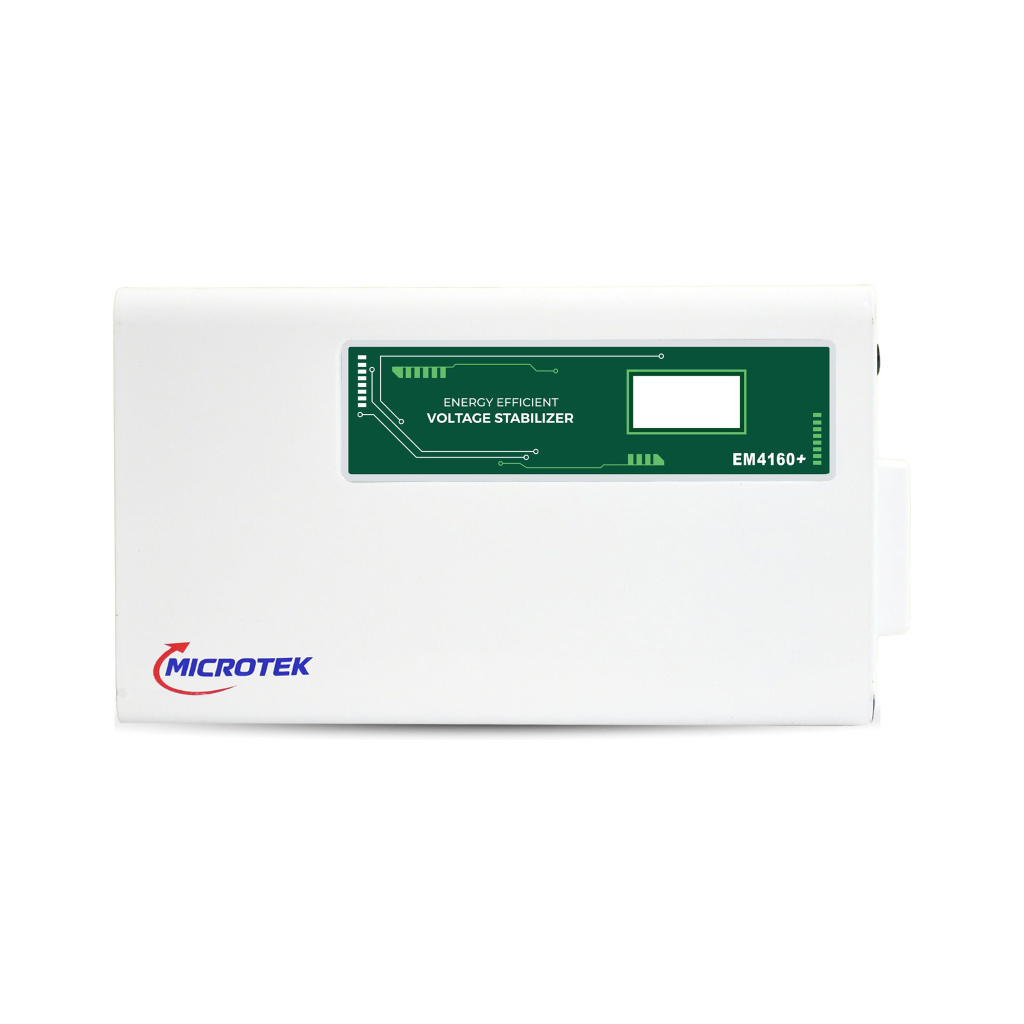 Microtek EM4160+ Digital Display For AC upto 1.5Ton (160V-285V) Voltage Stabilizer
