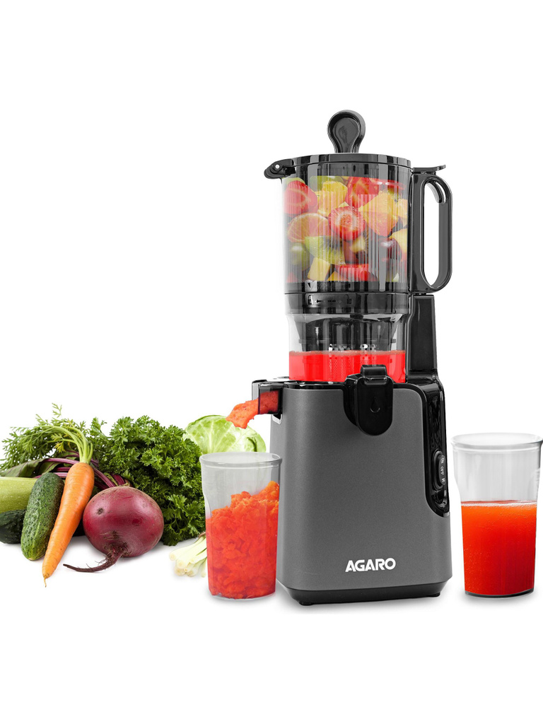 AGARO Regal Cold Press Slow Juicer, 250 Watt DC Motor, Easy Assembly & Cleaning 250 W Juicer