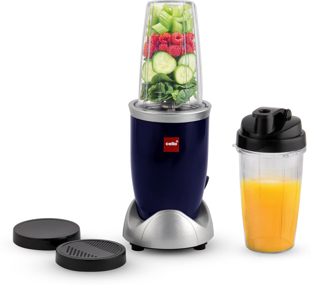 cello Trion Nutri Maxx Pro 2J (1 Jar + Sipper Bottle) | Copper Motor, 2 Years Warranty 500 W Juicer Mixer Grinder
