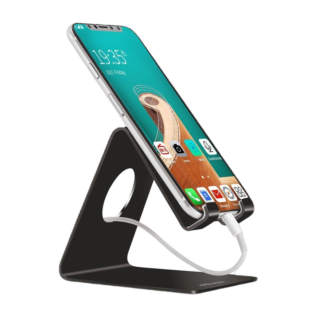 portronics por 122 modesk universal black mobile holder