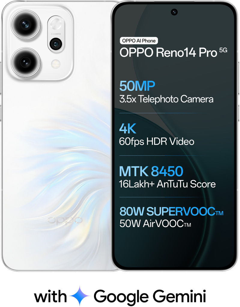 oppo reno14 pro 5g pearl white 256 gb