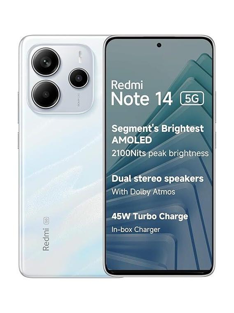 REDMI Note 14 5G (Mystique White, 128 GB)