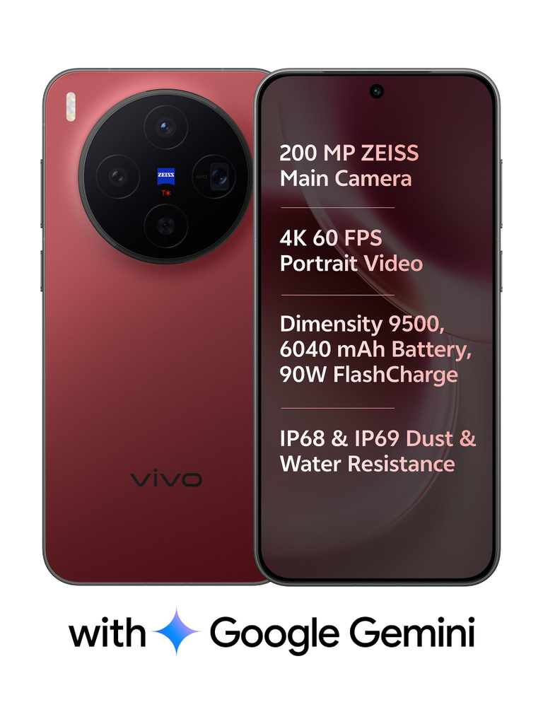vivo X300 (Summit Red, 512 GB)
