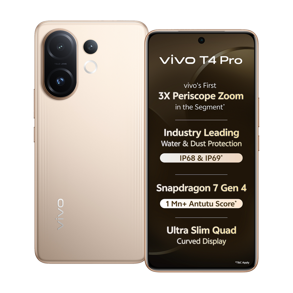 vivo T4 Pro 5G (Blaze Gold, 256 GB)