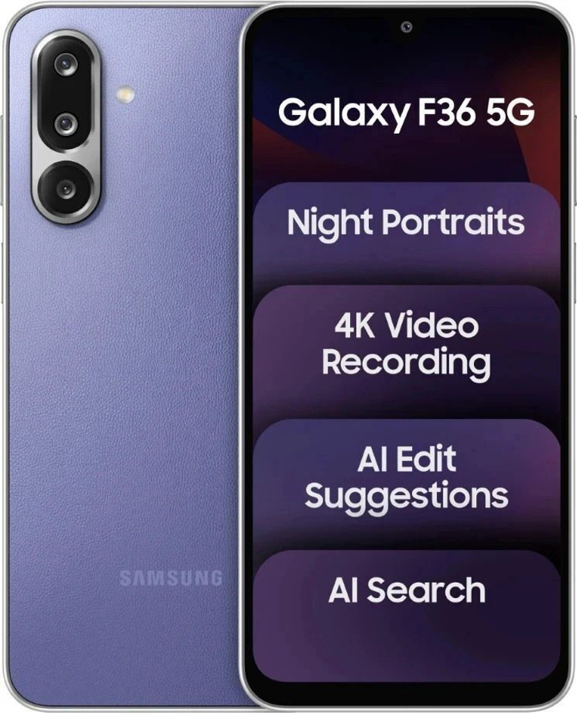 Samsung Galaxy F36 5G (Violet, 128 GB)
