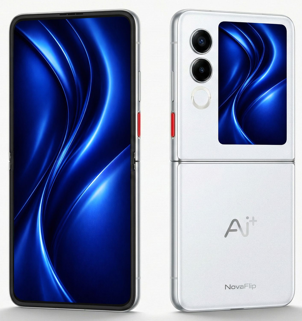 Ai+ NovaFlip 5G (Glacier White, 256 GB)