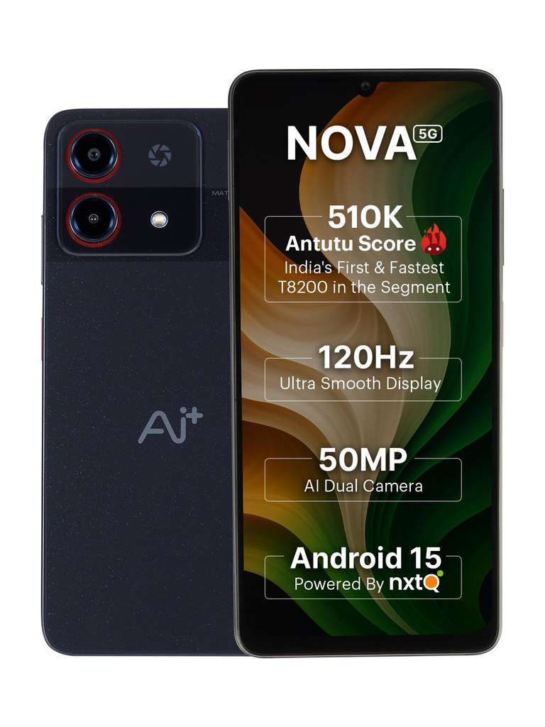Ai+ Nova 5G (Black, 128 GB)