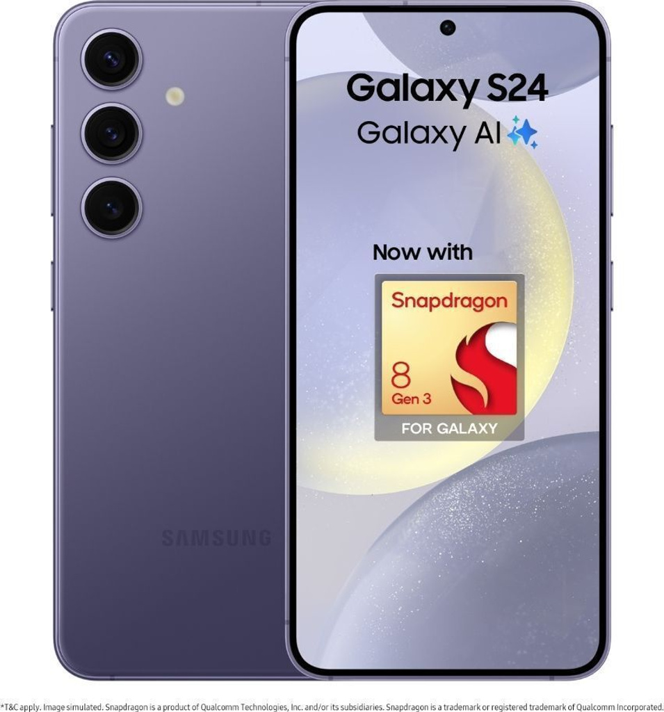 Samsung Galaxy S24 5G Snapdragon (Cobalt Violet, 256 GB)