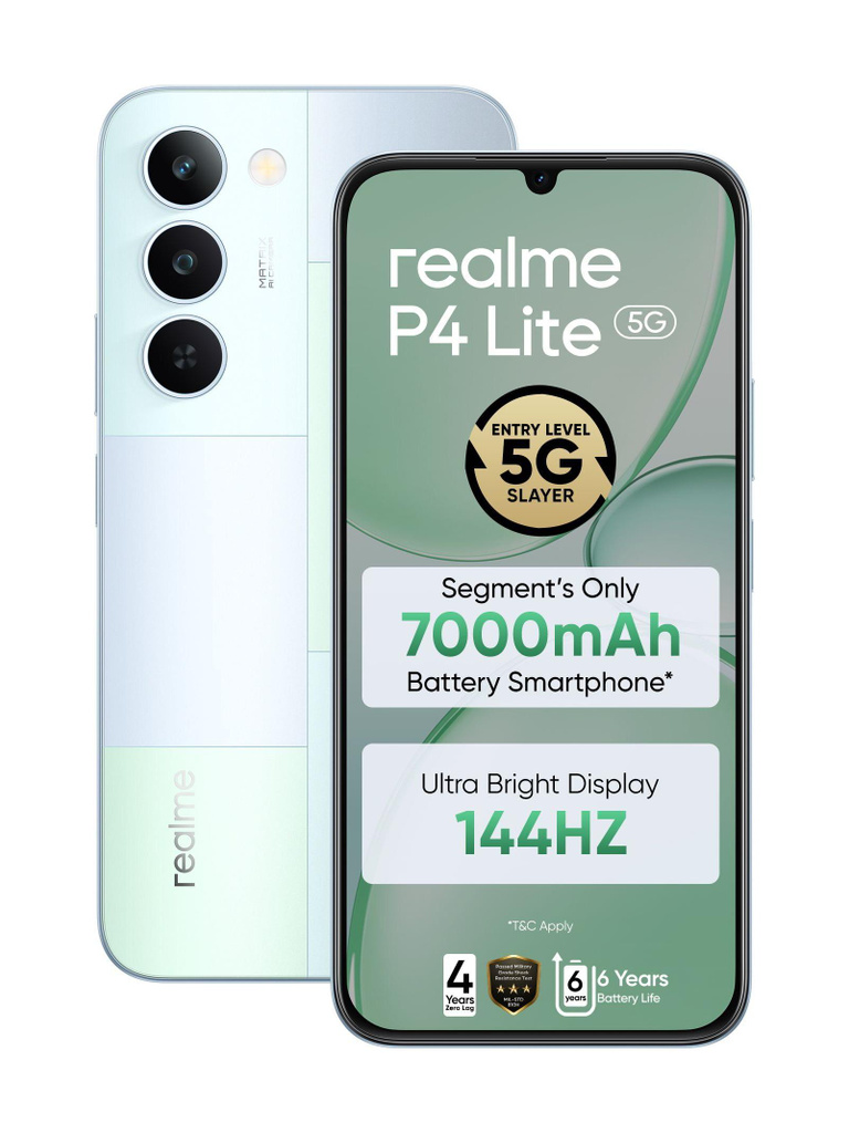realme P4 Lite 5G (Mosaic Green, 64 GB)
