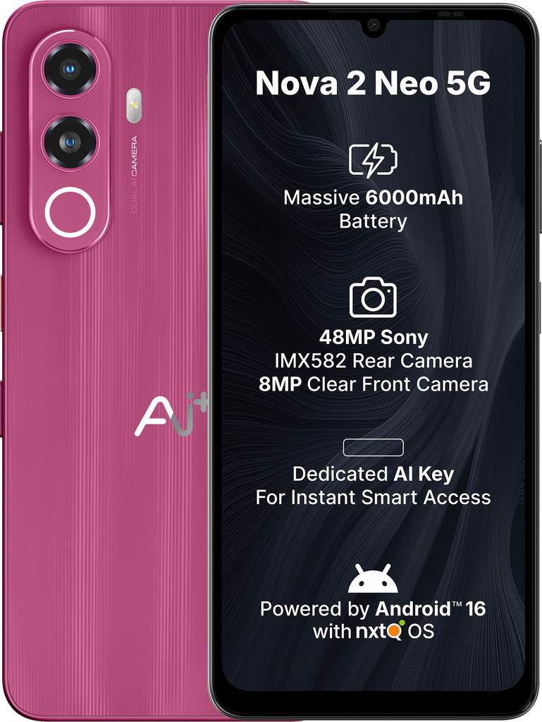 Ai+ Nova 2 Neo 5G (Red, 64 GB)