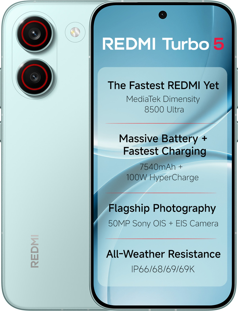 REDMI Turbo 5 5G (Nitro Blue, 256 GB)