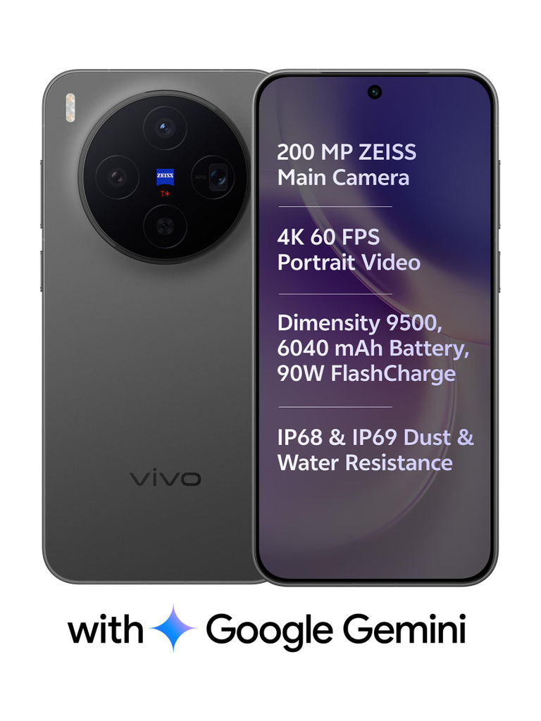 vivo X300 (Elite Black, 512 GB)