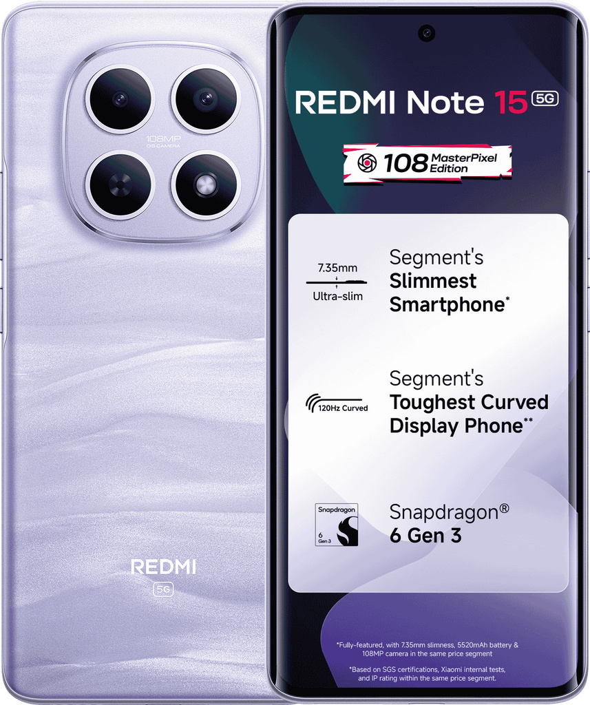 redmi note 15 5g mist purple 128 gb