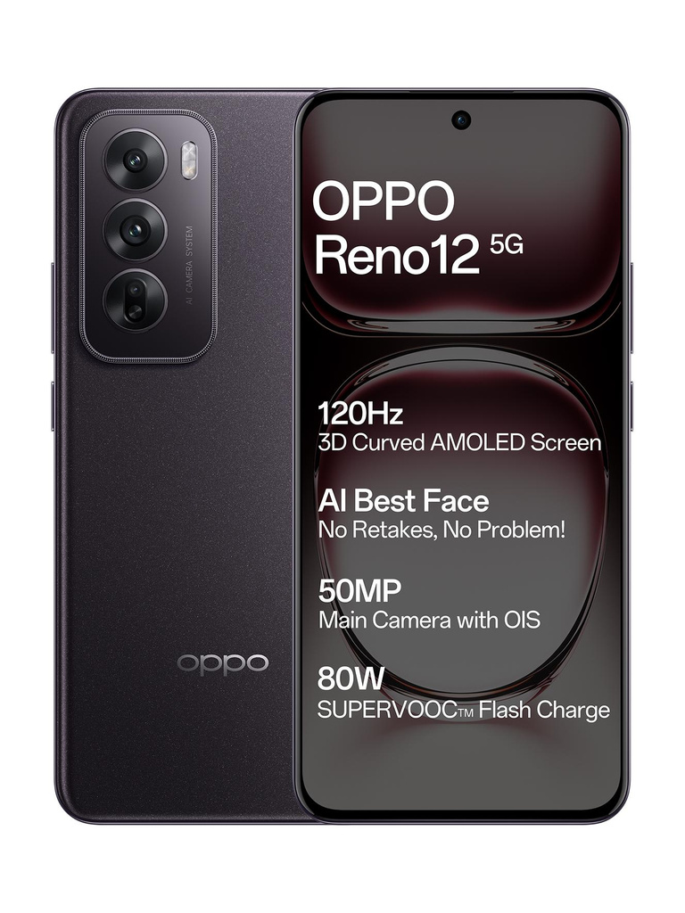 Reno 12 5G (Matte Brown, 256 GB) (8 GB RAM)