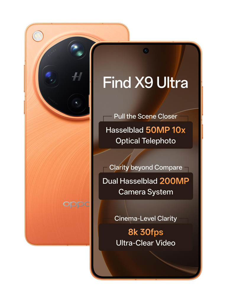 OPPO Find X9 Ultra (Canyon Orange, 512 GB)