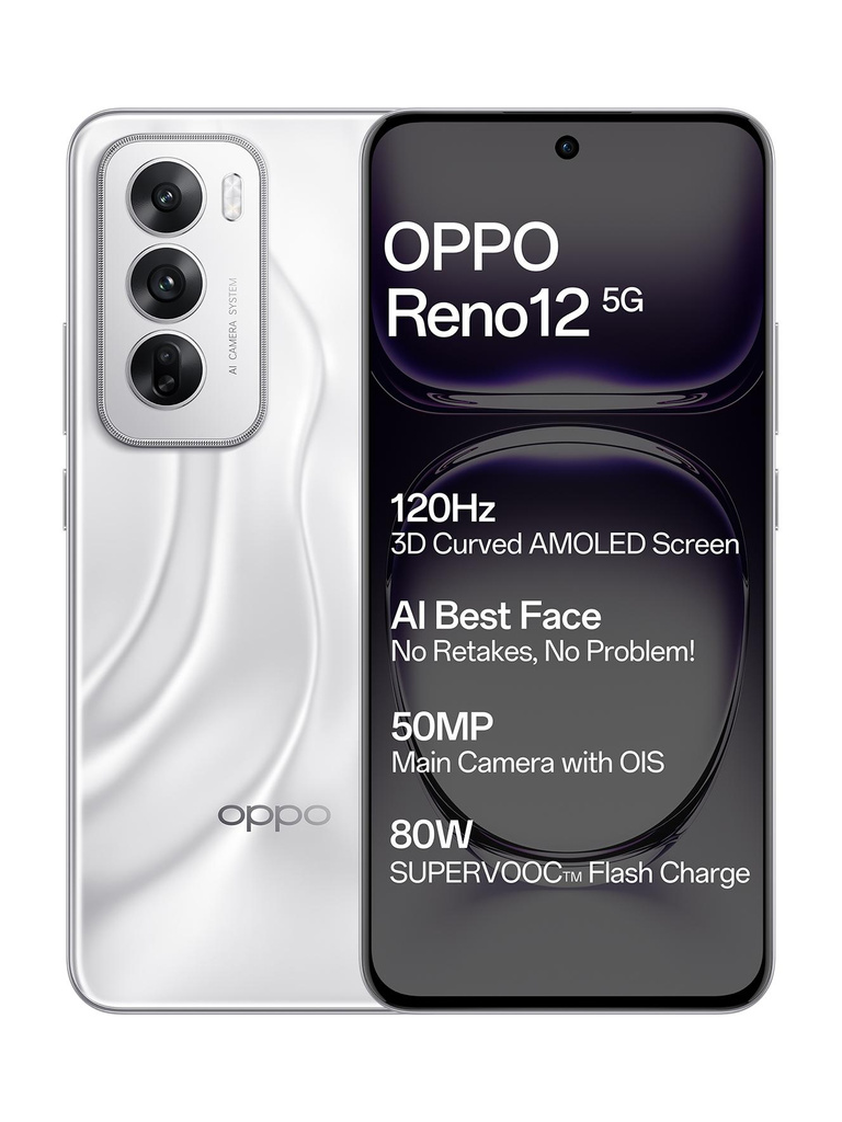 oppo reno 12 5g astro silver 256 gb