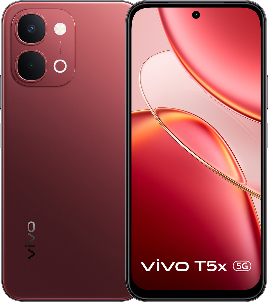 vivo T5x 5G (Fusion Red, 128 GB)
