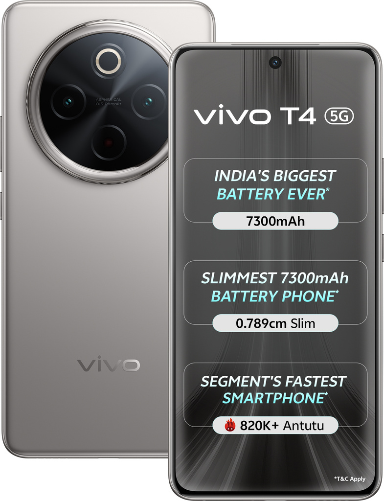 vivo t4 5g phantom grey 256 gb