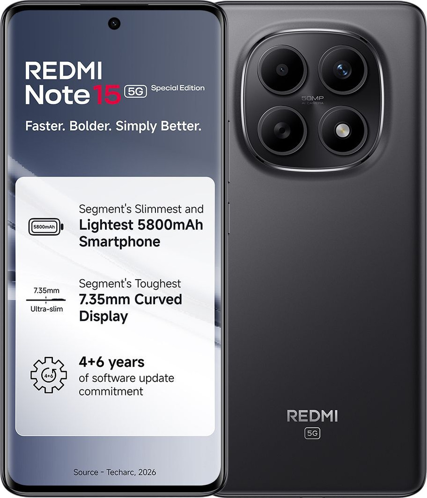 redmi note 15 se 5g carbon black 256 gb