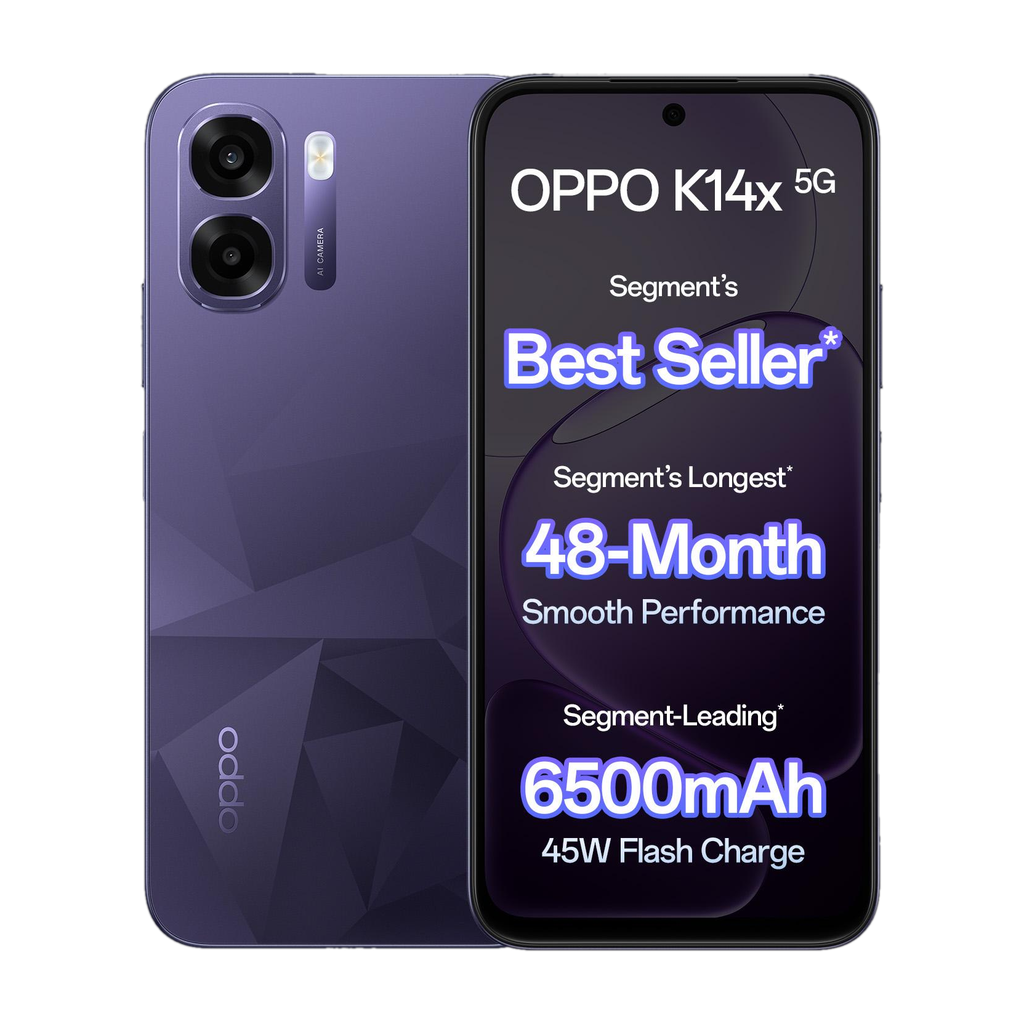 OPPO K14x 5G (Prism Violet, 128 GB)