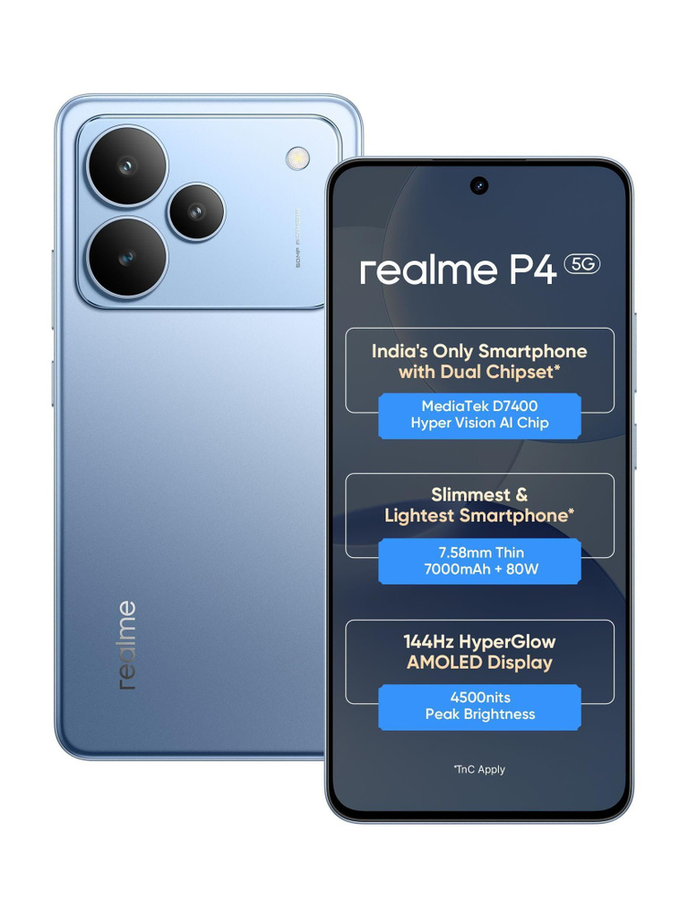 realme P4 5G (Engine Blue, 128 GB)