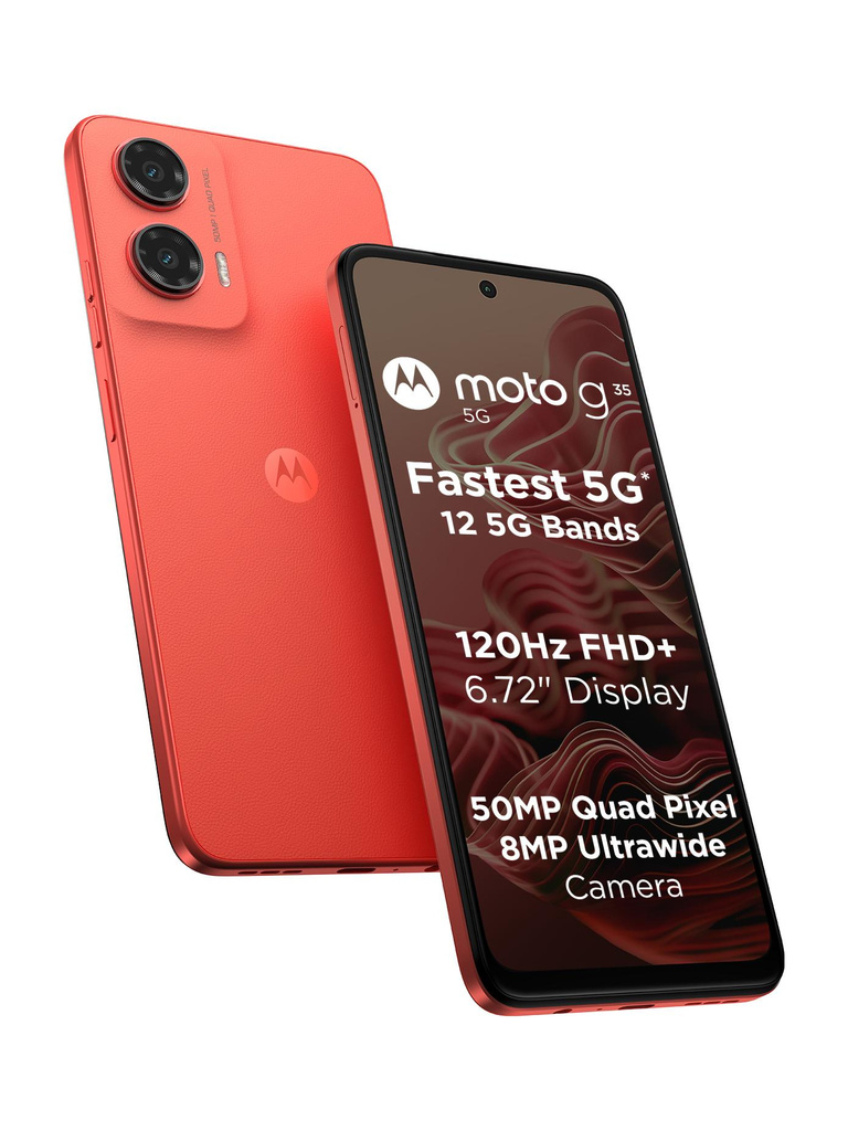 MOTOROLA g35 5G (Guava Red, 128 GB)