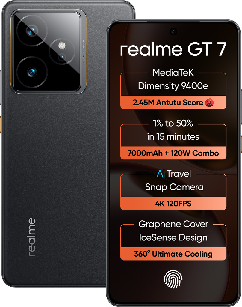 realme Gt 7 (Icesense Black, 512 GB)