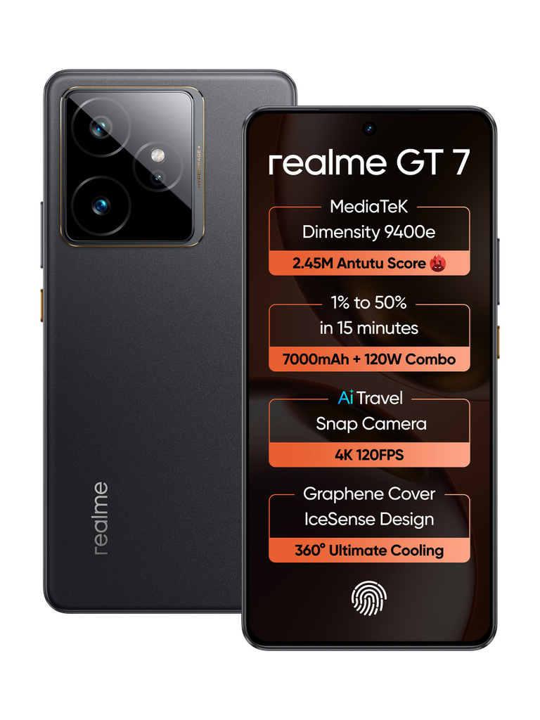 Gt 7 (Icesense Black, 512 GB) (12 GB RAM)