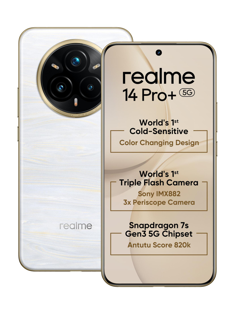 14 Pro+ 5G (Pearl White, 256 GB) (12 GB RAM)