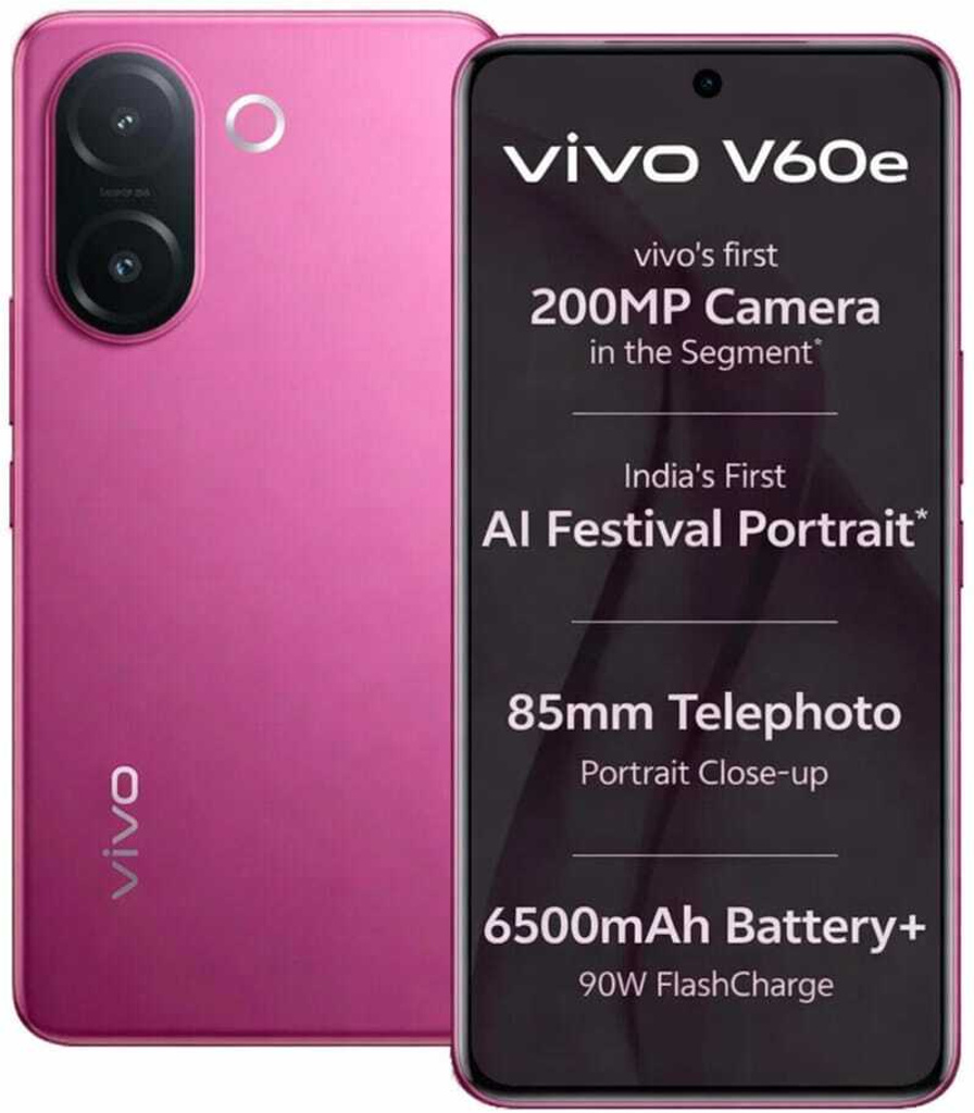 vivo V60 e (Elite Purple, 256 GB)