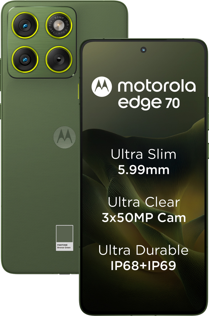 motorola edge 70 pantone bronze green 256 gb
