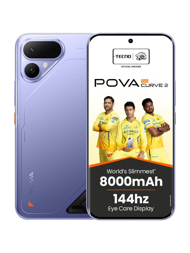 Tecno Pova Curve 2 5G (Mystic Purple, 256 GB)