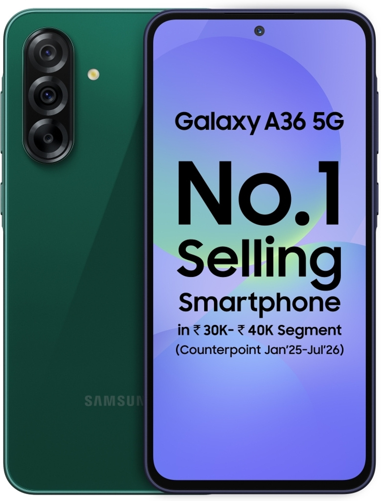 Samsung A36 5G (Dark Green, 128 GB)