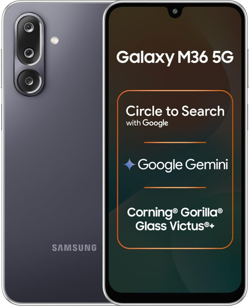 Samsung M36 5G (Velvet Black / Black, 128 GB)