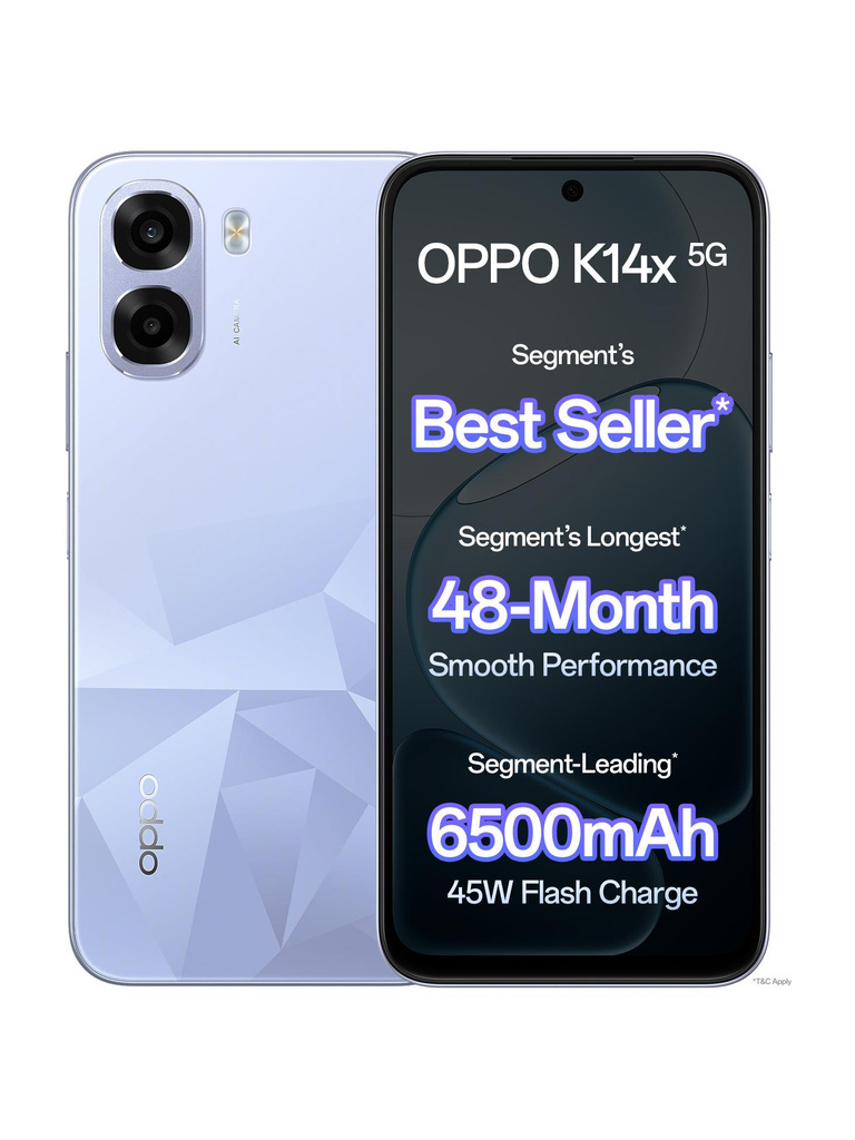 OPPO K14x 5G (Icy Blue, 64 GB)