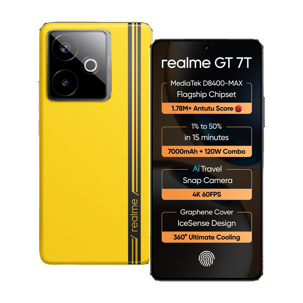 realme GT 7T (Racing Yellow, 256 GB)