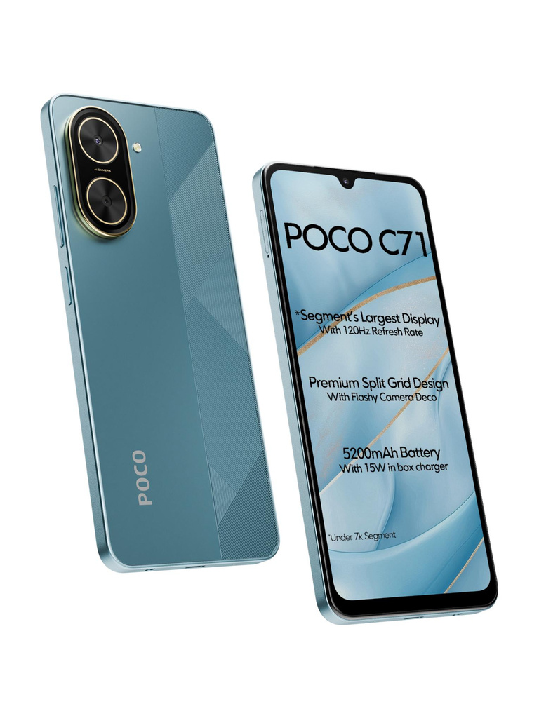 POCO C71 (Cool Blue, 128 GB)