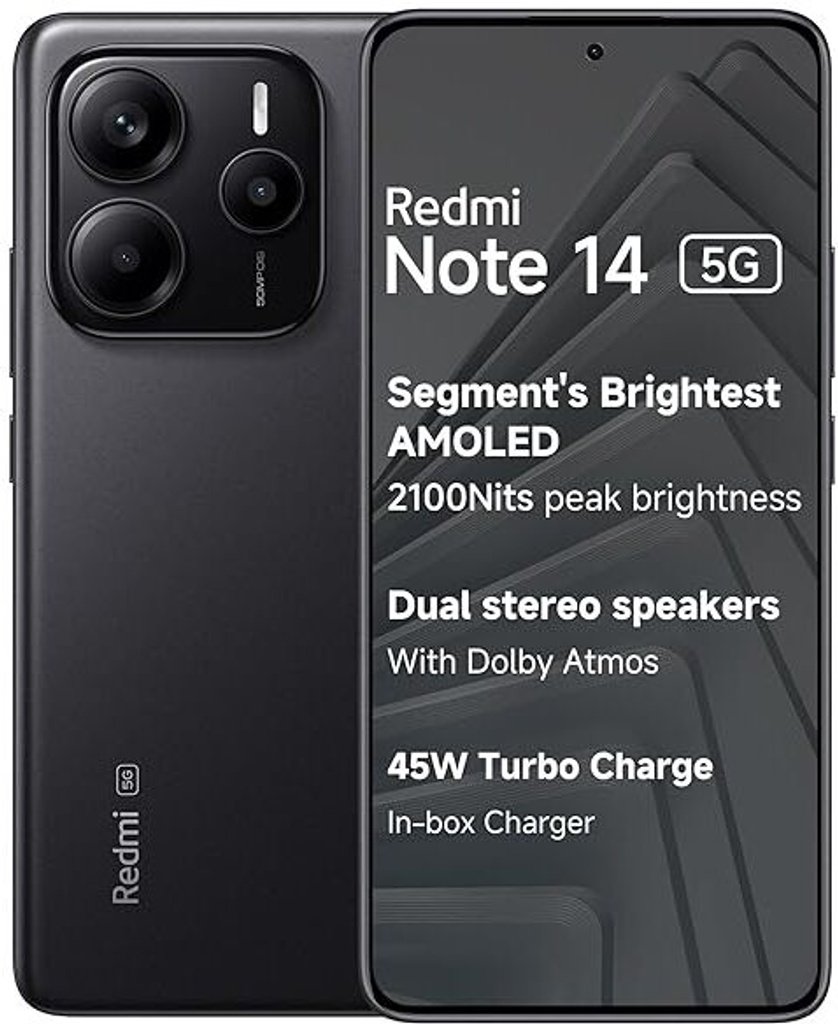 REDMI Note 14 5G (Titan Black, 128 GB)