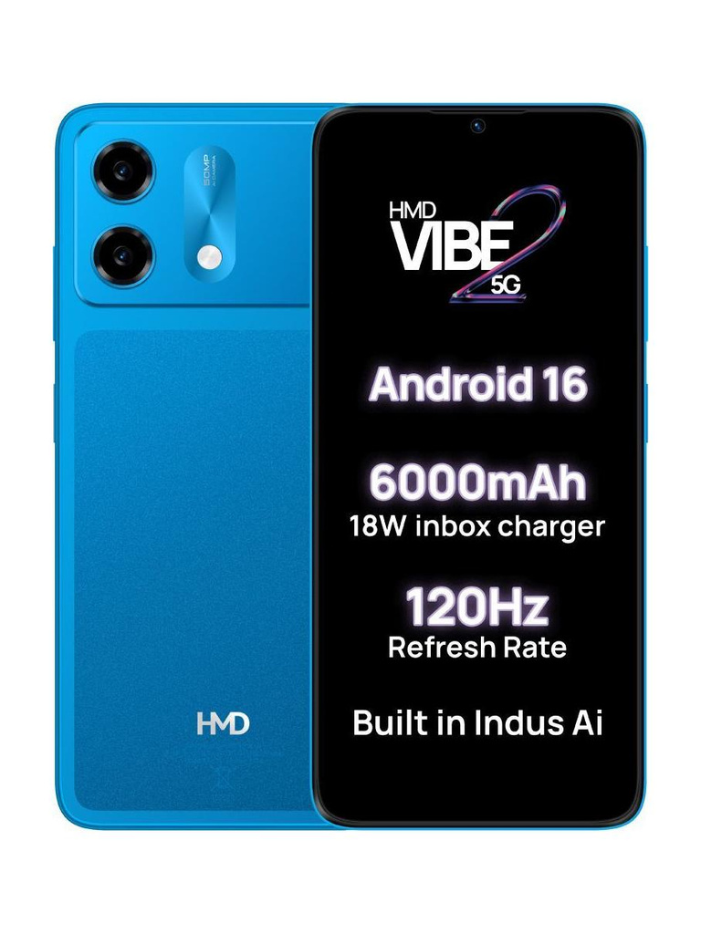 HMD VIBE2 5G (Nordic Blue, 128 GB)