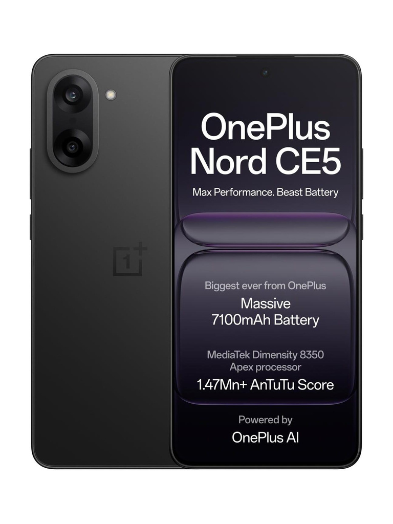 Nord CE5 5G (Black Infinity, 256 GB) (8 GB RAM)