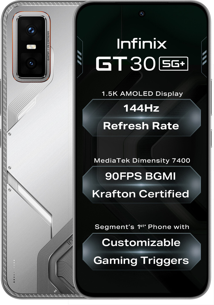 Infinix GT 30 5G+ Blade White 256 (Blade White, 256 GB)