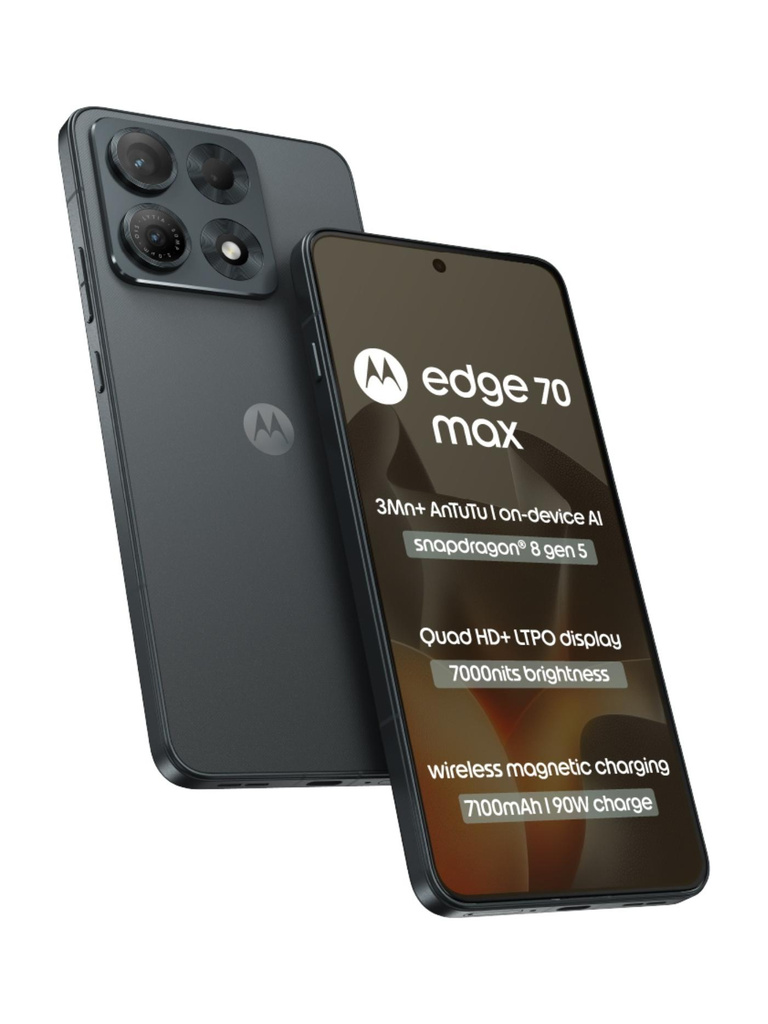 MOTOROLA Edge 70 Max (PANTONE Dark Shadow, 256 GB)