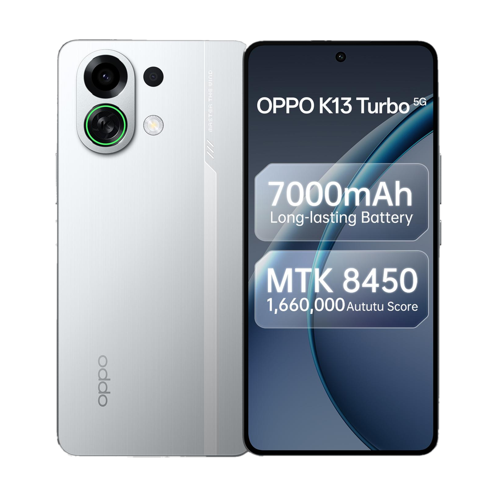 OPPO K13 Turbo 5G (White Knight, 256 GB)
