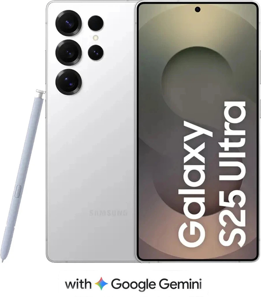 Samsung Galaxy S25 Ultra 5G (Titanium Whitesilver, 256 GB)